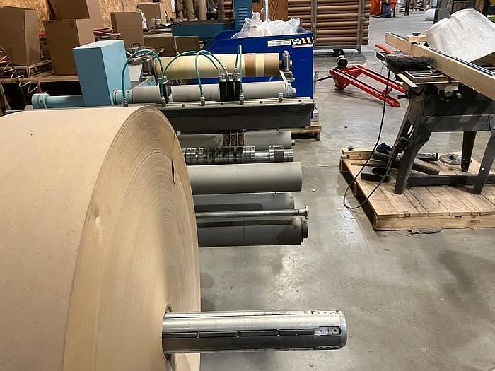 Used 24" WIDE STANFORD 142-HD DOCTOR REWINDER SHEAR SLITTING