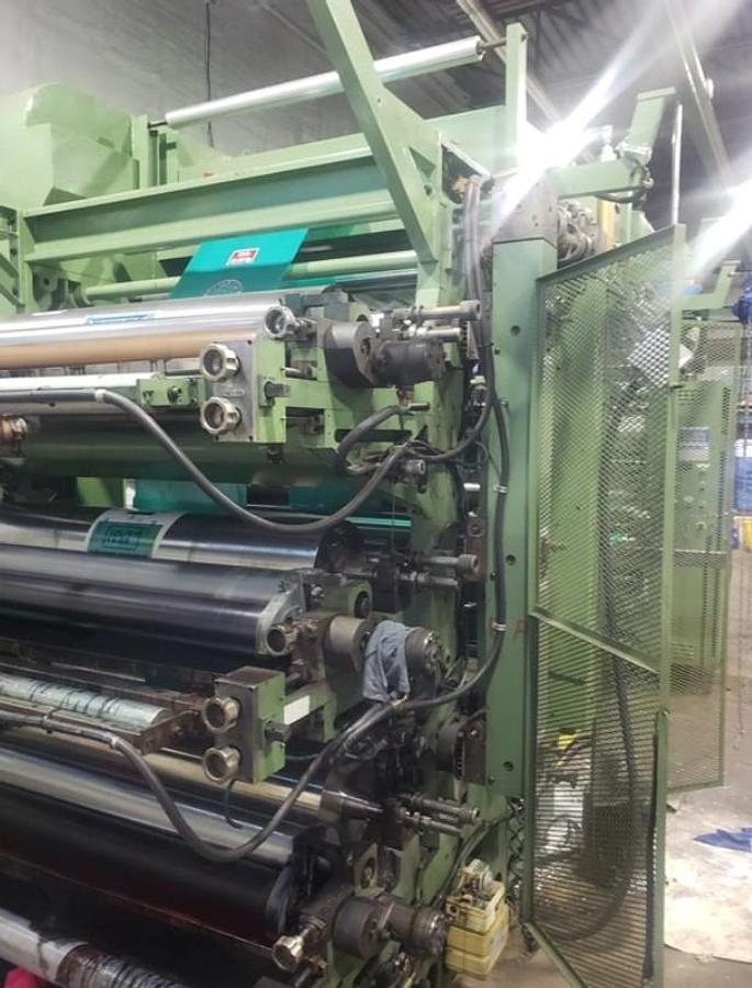 Used 58" WIDE UTECO 6 COLOR STACK PRESS MODEL GOLD RR608