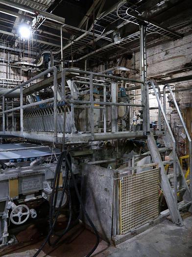 Used 129" MECFAB HEADBOX RATED 1500 FPM 40 TO 150 LBS / 3,300 SQ. FT.