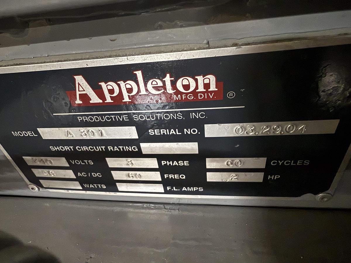 Used APPLETON MODEL A301 CORE CUTTER 