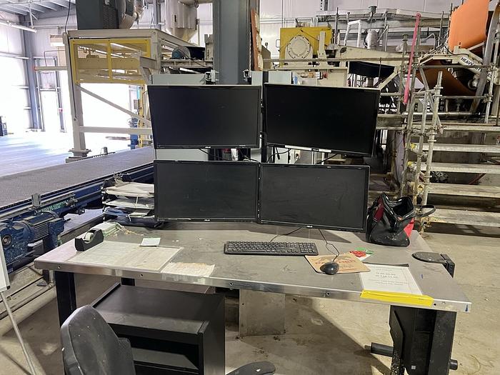 Used 2.5M PRESS TECHNOLOGIES - HYMAC WETLAP MACHINE MODEL 100 HP-SF WITH HEAVY DUTY PRESS COMPLETELY REBUILT  2018