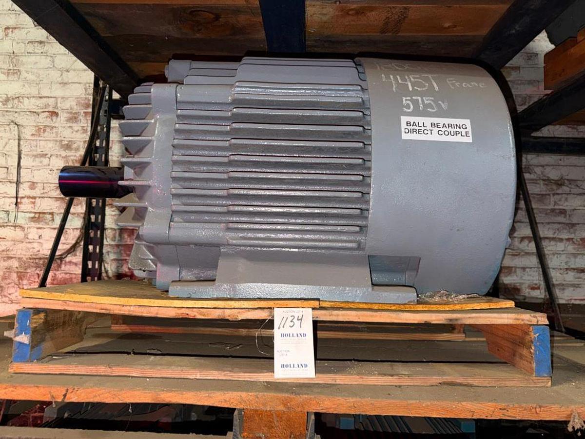 Used 150HP TECO-WESTINGHOUSE 575V AC MOTOR