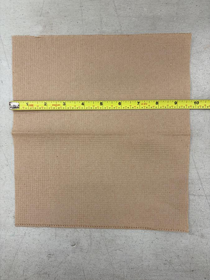 Used 37" WIDE GREENBAY ENGINEERING SINGLE FOLD DISPENCER TOWEL WITH BRETTING BANDER