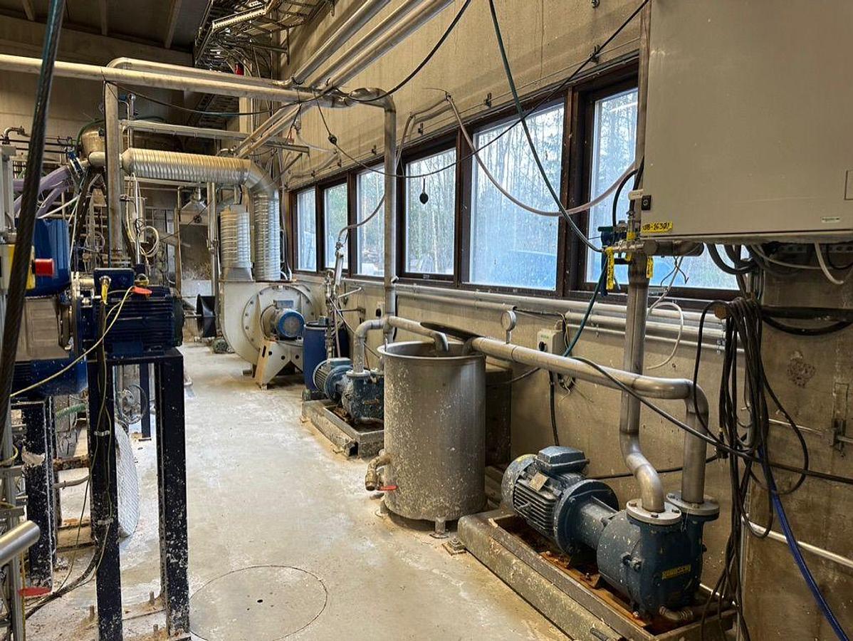 Used 17.7" (450MM) WIDE LAB PAPER MACHINE 