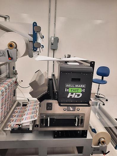 Used 24" WIDE SHAWPAK 3 SIDE SEAL POUCH MACHINE MODEL 3SS