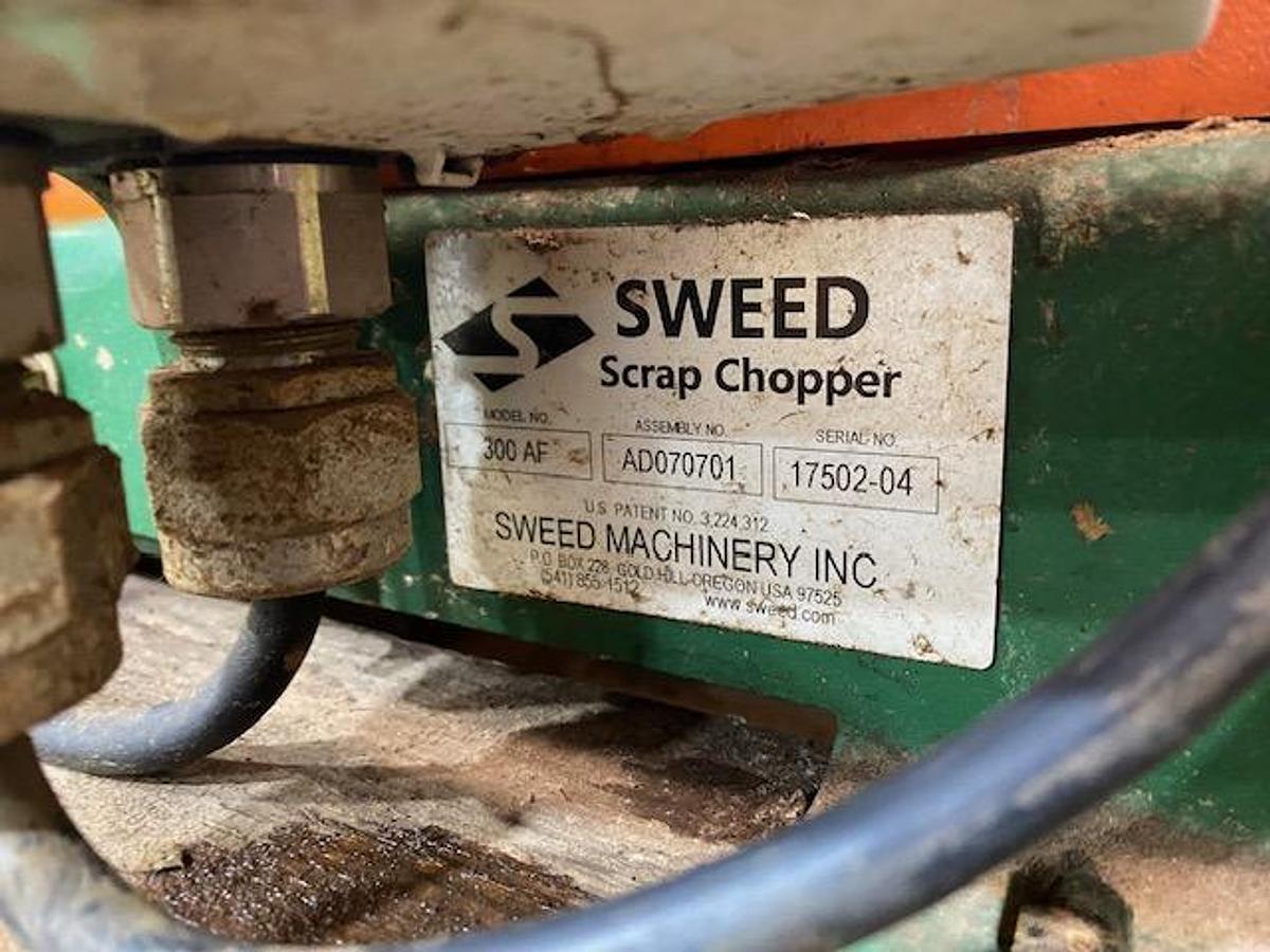 Used SWEED MACHINERY INC. CHOPPER WITH BASE