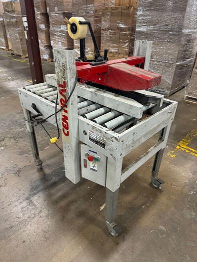 Used CENTRAL CP-322U CASE TAPER CARTON SEALER SYSTEM