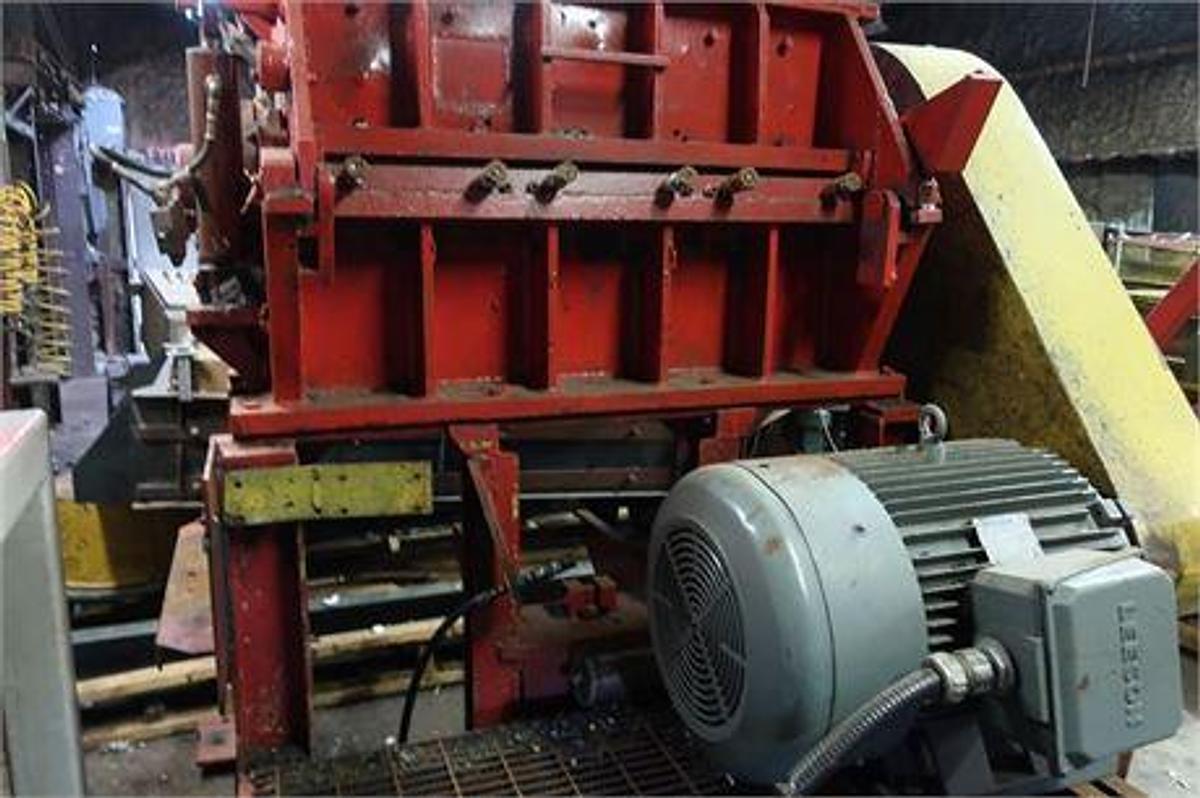 Used CIMP MODEL PCR 1600 TIRE SHREDDING LINE WITH 200HP CIMP 1600 GRANULATOR & 125HP CIMP 1200 GRANULATOR