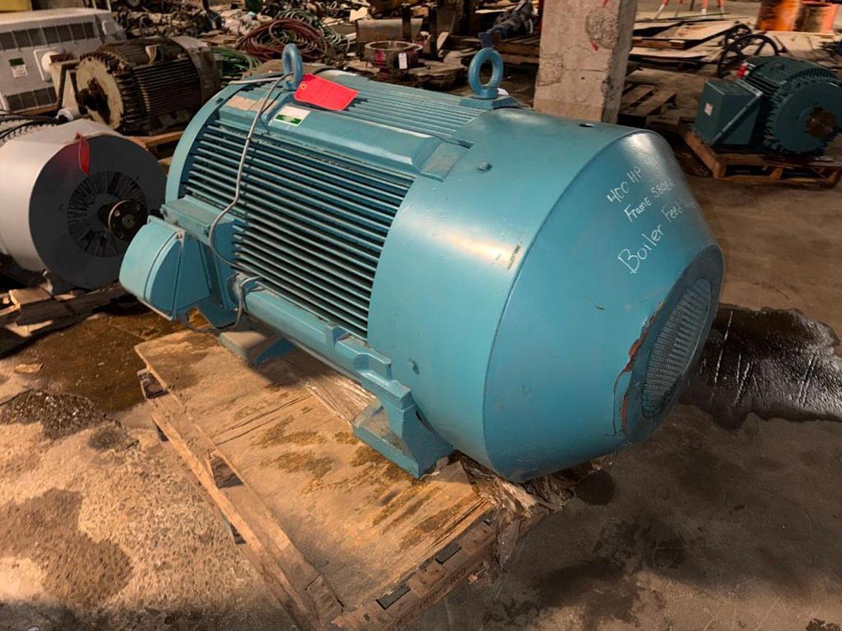Used 400HP TEC-WESTINGHOUSE AC MOTOR FRAME 5808A OVERHAULED JANUARY 2015