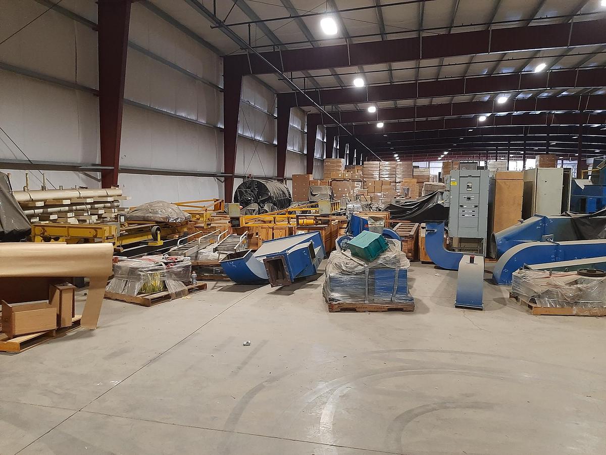 Used 98" WIDE COBDEN CHADWICK 4 OR 6 COLOR CI PRINTING PRESS WITH 3 COATING STATIONS & PARKINSON TWO DRUM WINDER - FOR PAPER AND BOARD