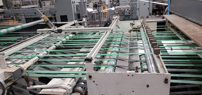 Used 57" (1.44M) MAXSON DFK DUAL ROTARY KNIFE SHEETER 2000