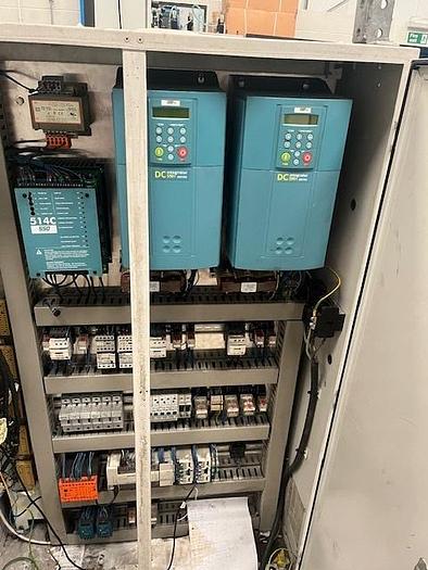 Used 63" ASHE SAPPHIRE DUPLEX CANTILEVERED SLITTER REWINDER - DRIVE & PLC UPGRADE