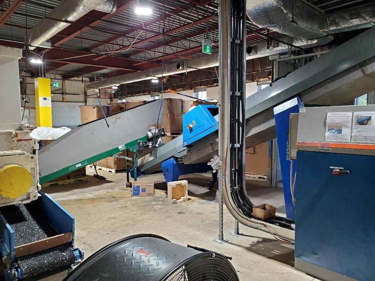 Used EREMA MODEL 1310TVE PLUS FILM RECLAIM LINE 2009