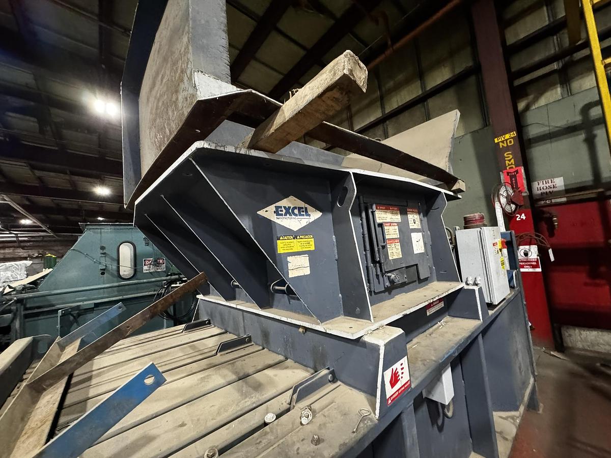 Used EXCEL EX-60 CLOSED DOOR BALER 20HP DUAL 6" CYLINDER