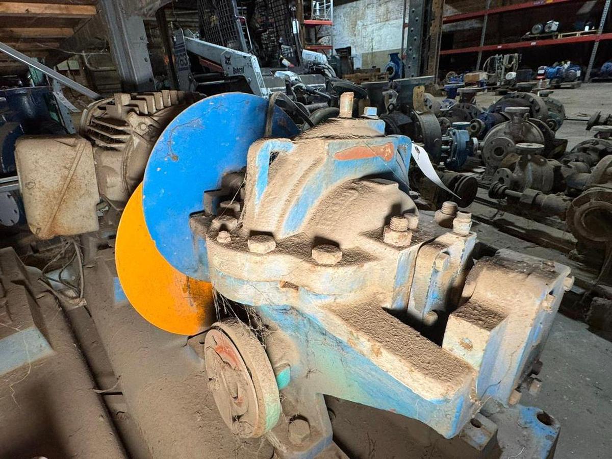 Used GOULDS MODEL 3410 SIZE 2X3-11 SPLIT CASE PUMP WITH MOTOR