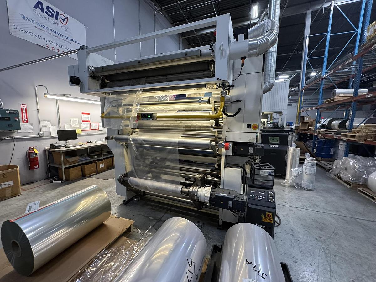 Used 59" WIDE NORDMECCANICA SUPER SIMPLEX 1500 SOLVENTLESS LAMINATOR - MFG 2012