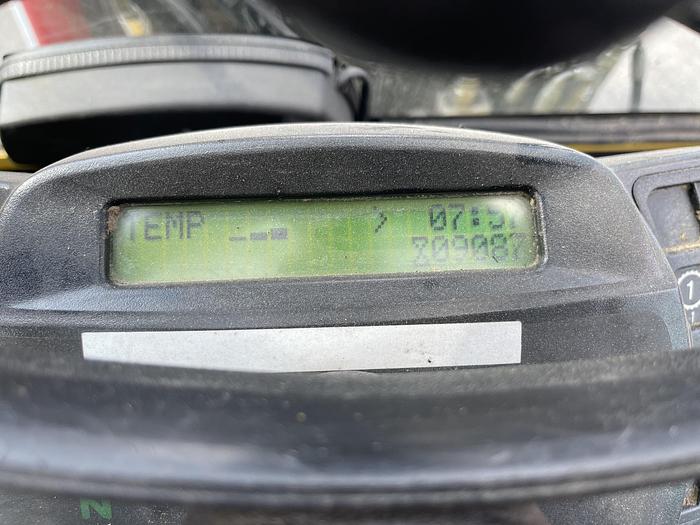 Used 12,000 POUND CAPACITY HYSTER MODEL S120FTPRS ENCLOSED CAB ROLL CLAMP FORKLIFT MFG. 2017