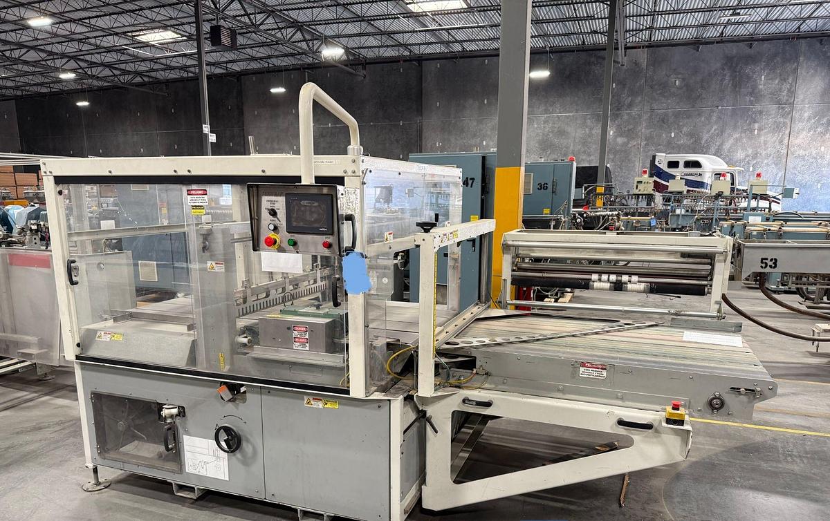 Used 36" TEXWRAP MODEL STB-3618SSR SIDE SEAL AND MODEL STB-1348 HEAT TUNNEL SYSTEM