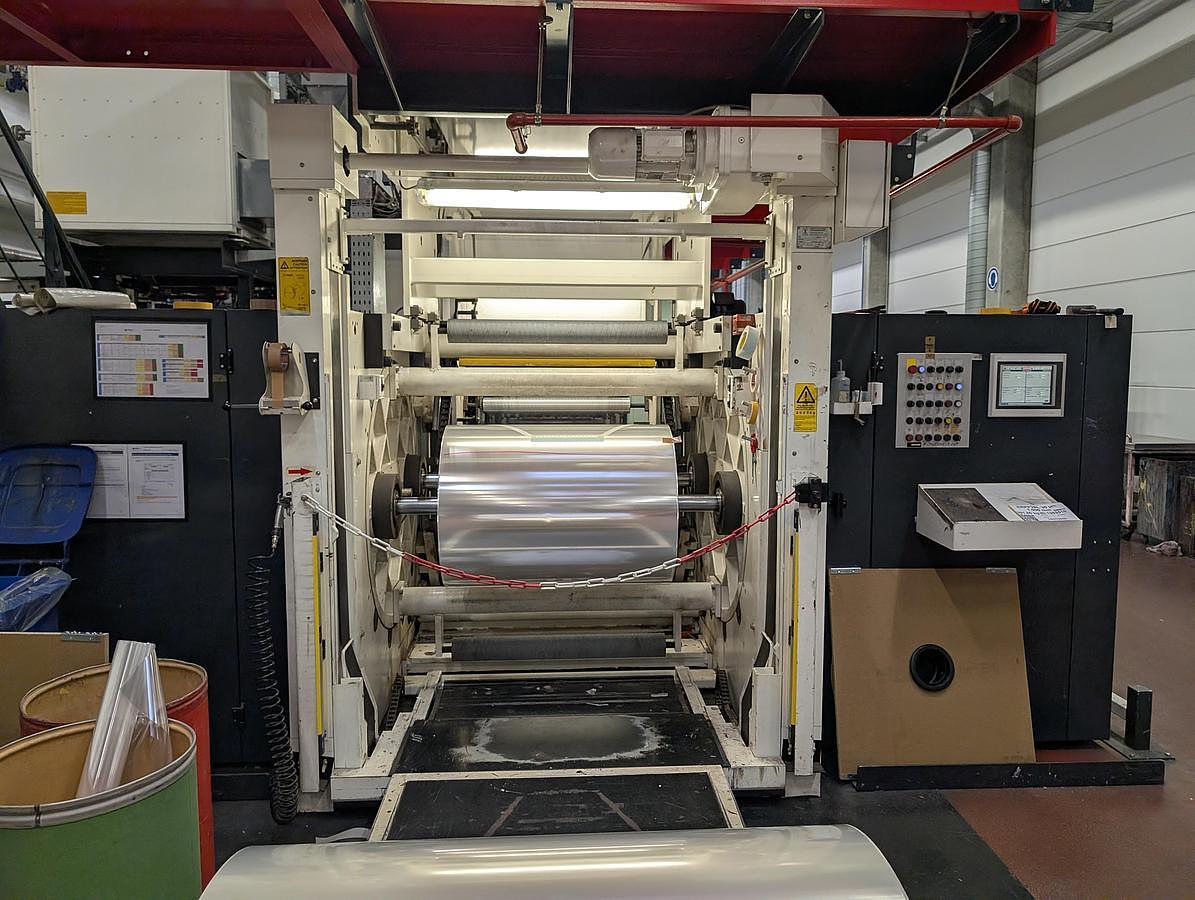 Used 40" WIDE W&H HELIOSTAR 8 COLOR ROTOGRAVURE PRINTING PRESS