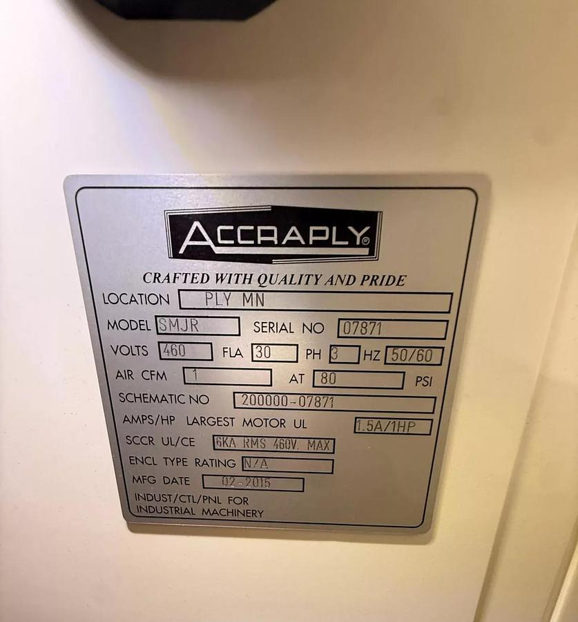 Used 16" ACCRAPLY STANFORD MODEL SMJR SEAMER