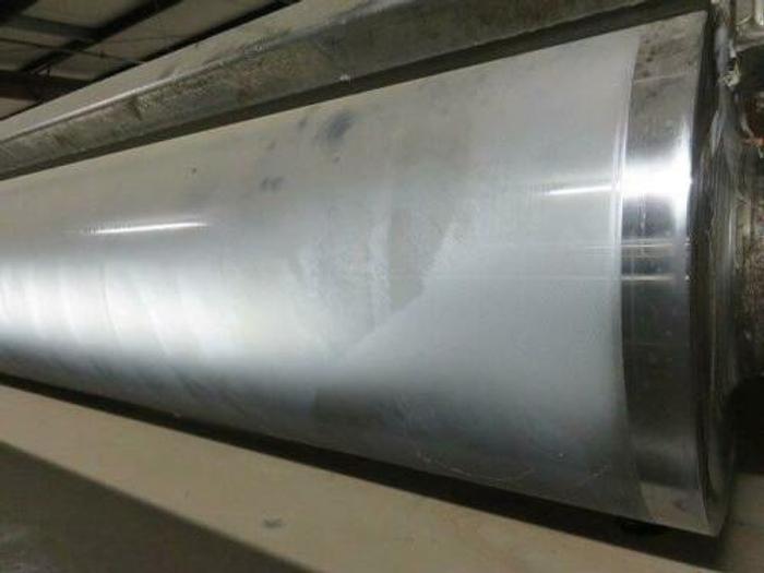 Used 100" (2.54M) BLACK CLAWSON SHAFTLESS TURRET UNWIND 60" DIA.