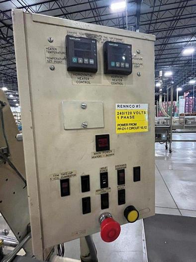 Used PAPER MACHIENRY CORPORATION PMC-1000 PAPER CUP MACHINE