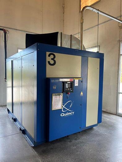 Used QUINCY MODEL QSI-1000 200 HP AIR COMPRESSOR MANUFACTURED 2017