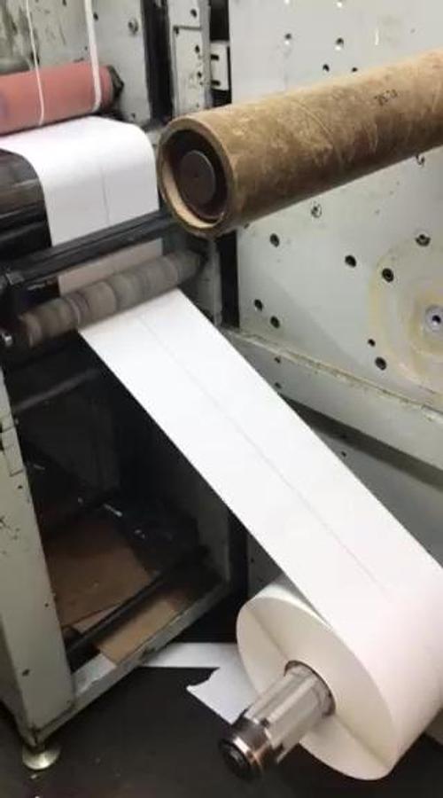 Used 13" ALLIED MODEL 313 4 COLOR 3 DIE STATION FLEXO PRESS