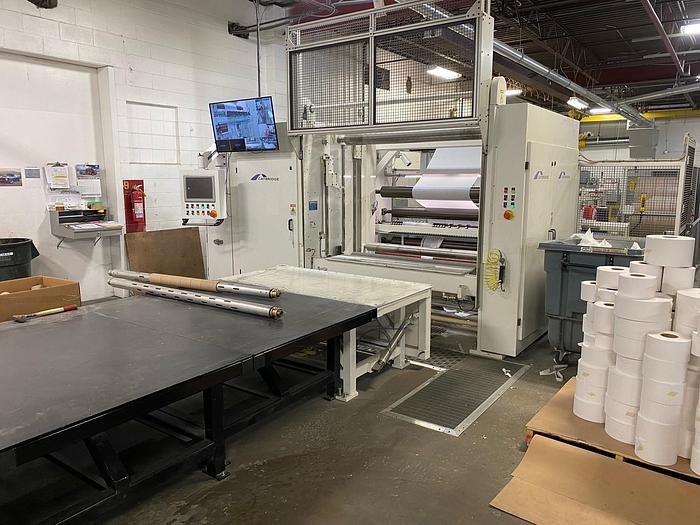 Used 62" WIDE CATBRIDGE TWO DRUM WINDER MODEL 205-50 MANUFACTURED 2019 - PENDING SALE