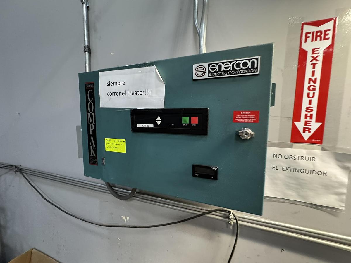 Used 59" WIDE NORDMECCANICA SUPER SIMPLEX 1500 SOLVENTLESS LAMINATOR - MFG 2012