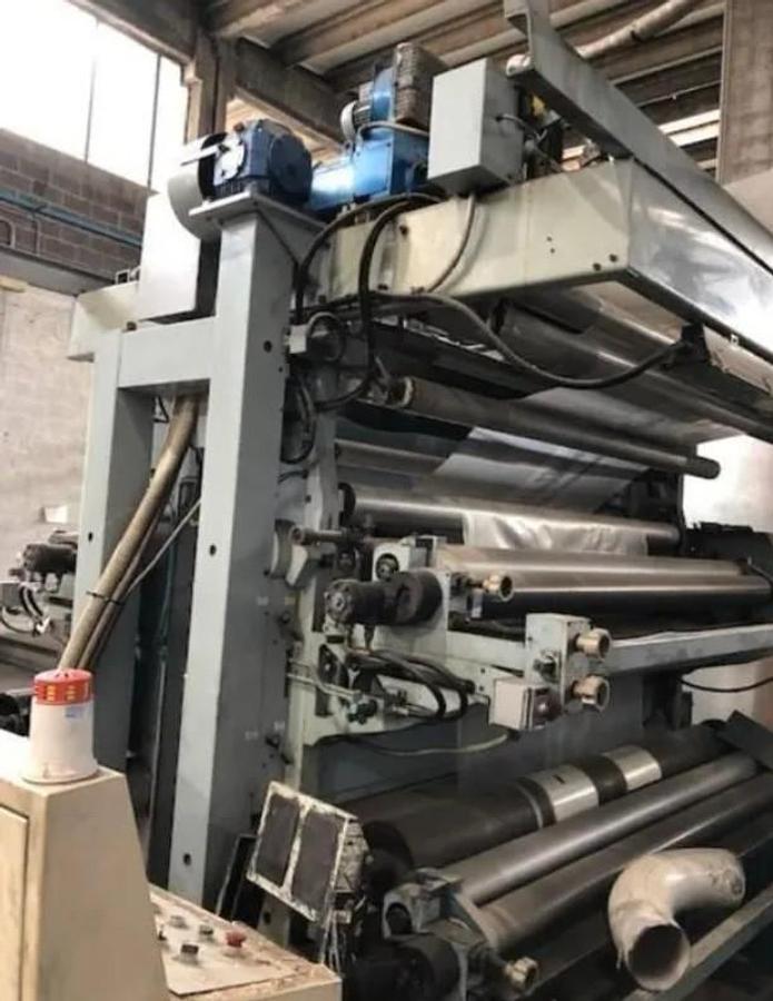 Used 88" WIDE (2250mm) UTECO 4 COLOR STACK PRESS MODEL SILVER 412 IL