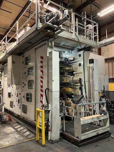 Used 57" WIDE PCMC INFINITY 10 COLOR PRINTING PRESS GEARLESS