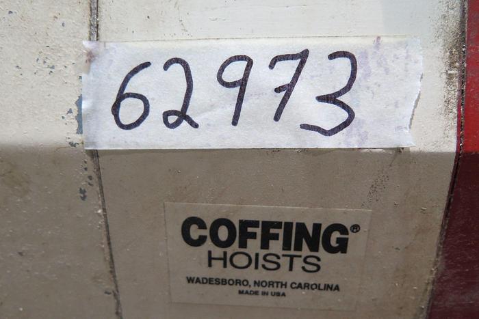 Used 5 TON COFFING ELECTRIC CHAIN HOIST Pending JE