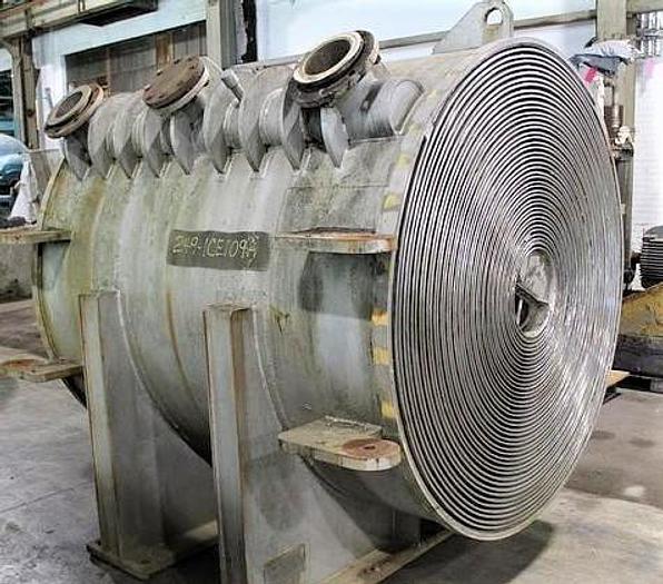 Used ALFA LAVAL 1-H SPIRAL HEAT EXCHANGER