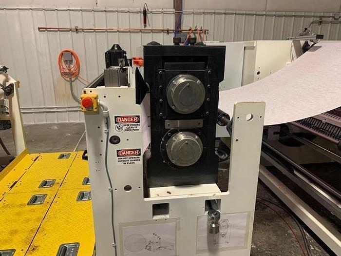 Used 50" WIDE PINNACLE VERSA SPR WIPE LINE SLITTER REWINDER / PERFORATOR - PENDING LS