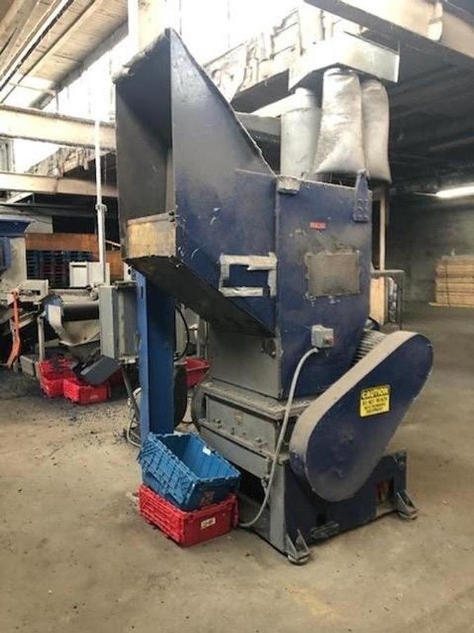 Used ZERMA COMPLETE PLASTICS RECYCLING SYSTEM MODLE ZSS 1000/1200