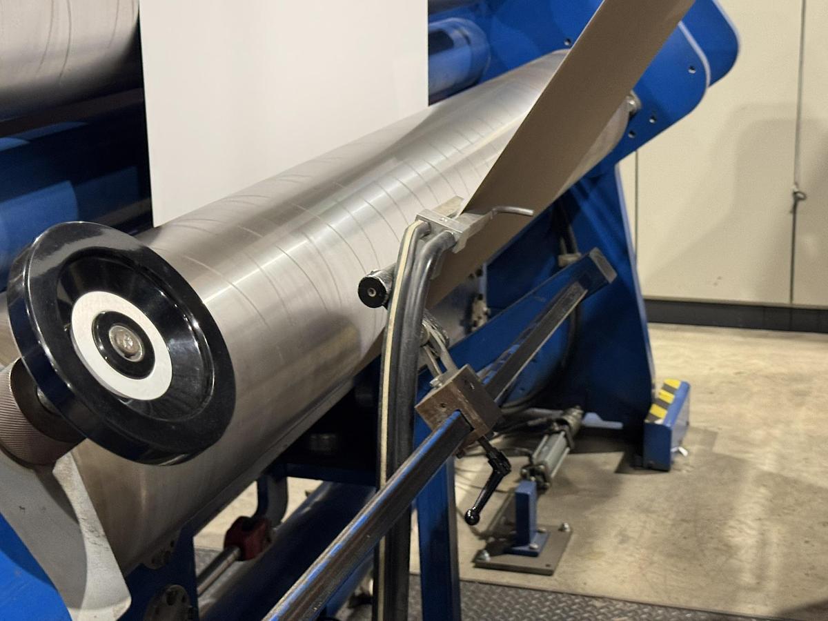 Used 80.5" WIDE AUSQUIP MODEL JM-80-60 TWO DRUM WINDER