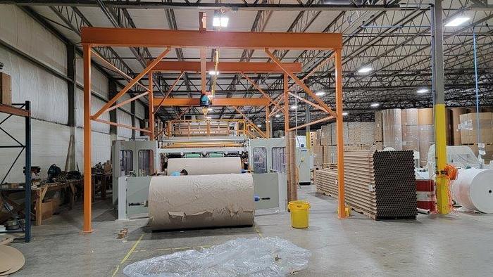 Used 112" CHAN LI (TAIWAN) JRT SLITTER REWINDER