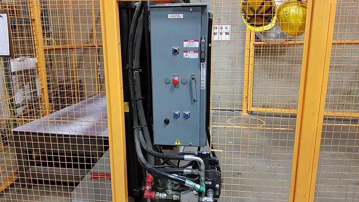 Used James Brinkley 60" wide x 48" OD Roll Splitter