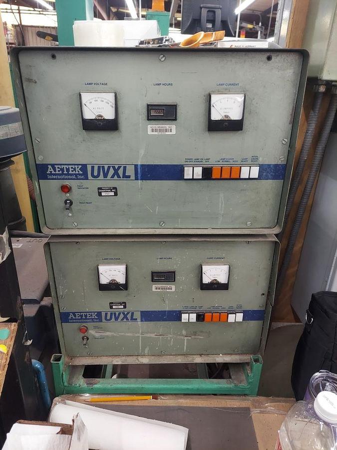 Used 10" WIDE ROTOPRESS 9 COLOR 3 DIE STATION FLEXOPRESS
