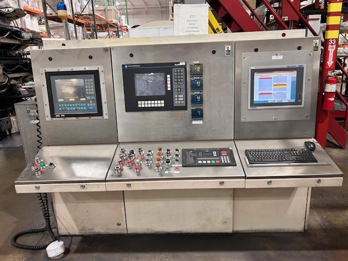 Used 62" WIDE (61" PRINT WIDTH) PCMC 8 COLOR CI PRINTING PRESS WITH MOUNTER