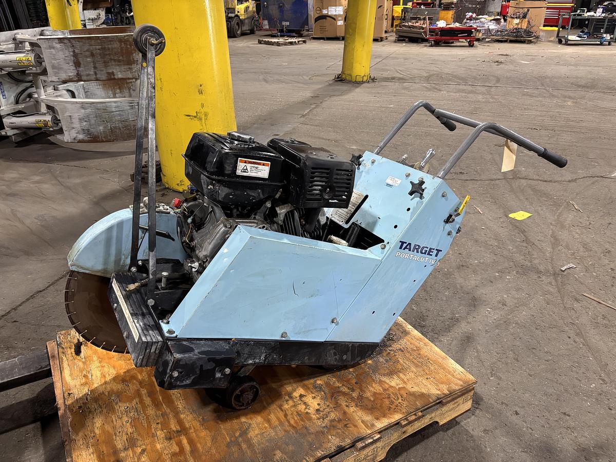 Used TARGET PORTACUT IV CONCRETE SAW 