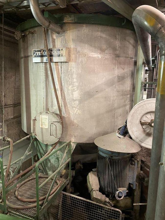 Used JYLHAVAARA LOW CONSISTENCY PULPER MODEL JP32A A-19296 120-200TPD