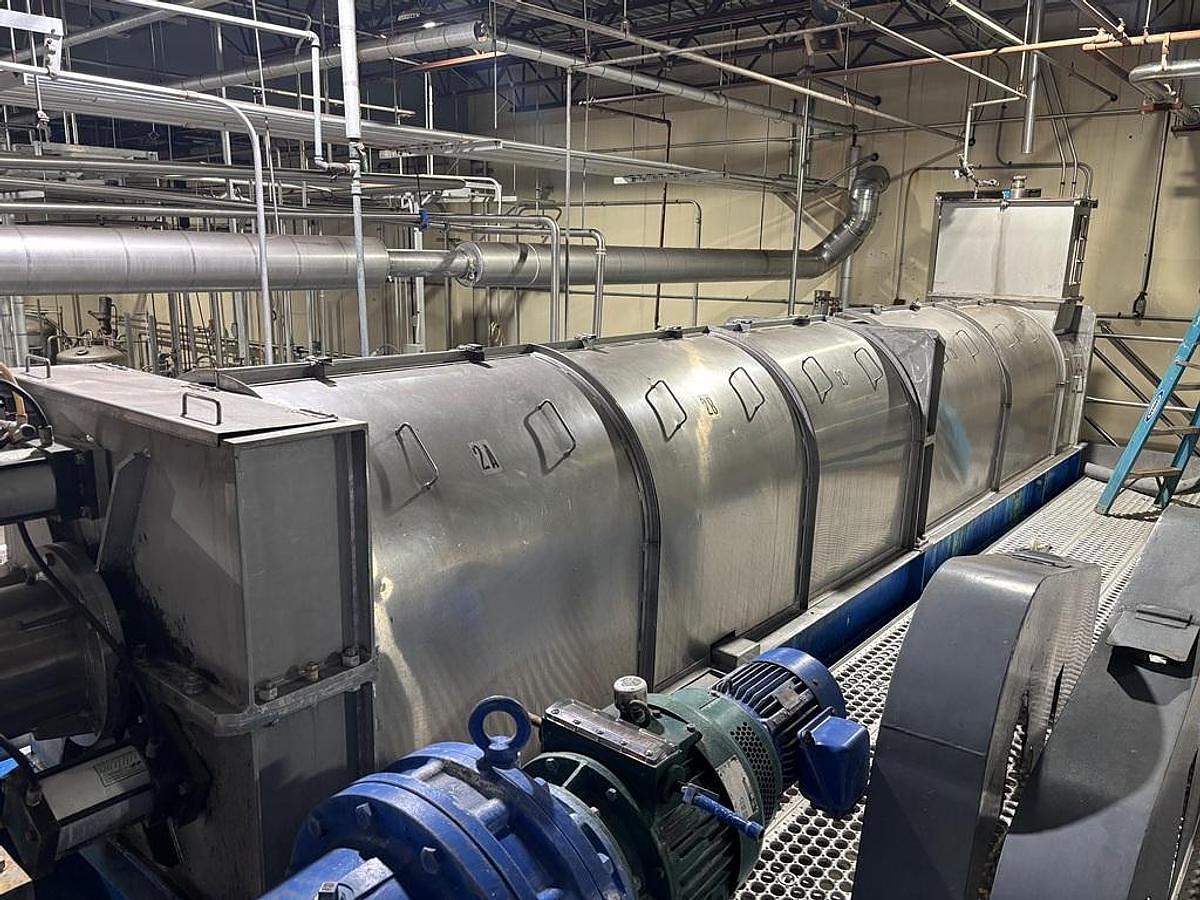 Used FKC MODEL SHX -700 DEWATERING SCREW PRESS S/S