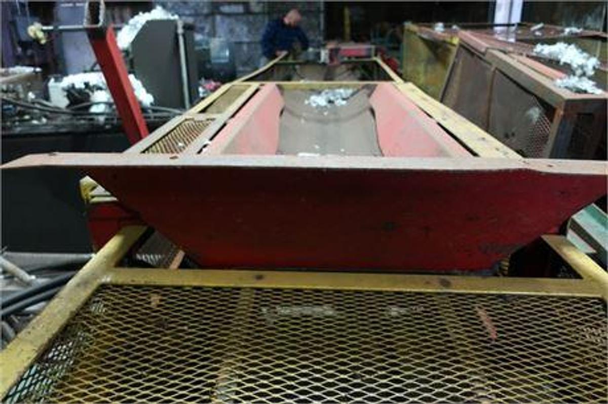 Used CIMP MODEL PCR 1600 TIRE SHREDDING LINE WITH 200HP CIMP 1600 GRANULATOR & 125HP CIMP 1200 GRANULATOR