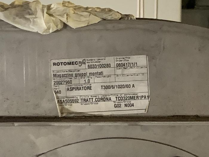 Used 40" ROTOMEC MODEL RS 4003 10 COLOR ROTOGRAVURE PRESS (SOLVENT INK) MFG. 2006