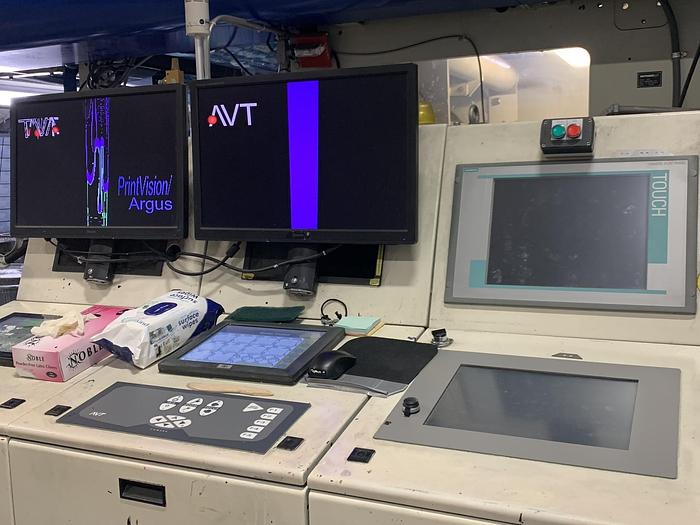 Used 40" ROTOMEC MODEL RS 4003 10 COLOR ROTOGRAVURE PRESS (SOLVENT INK) MFG. 2006