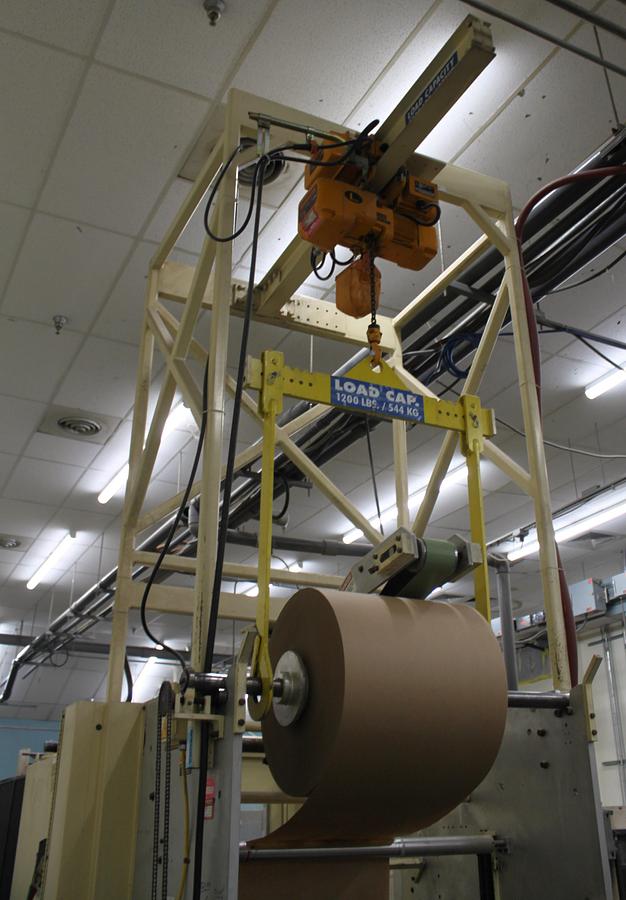 Used 37" WIDE GREENBAY ENGINEERING SINGLE FOLD DISPENCER TOWEL WITH BRETTING BANDER