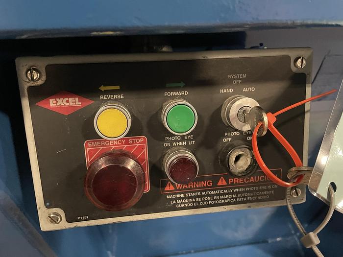 Used EXCEL EX-60 HORIZONTAL CLOSED DOOR BALER 20HP