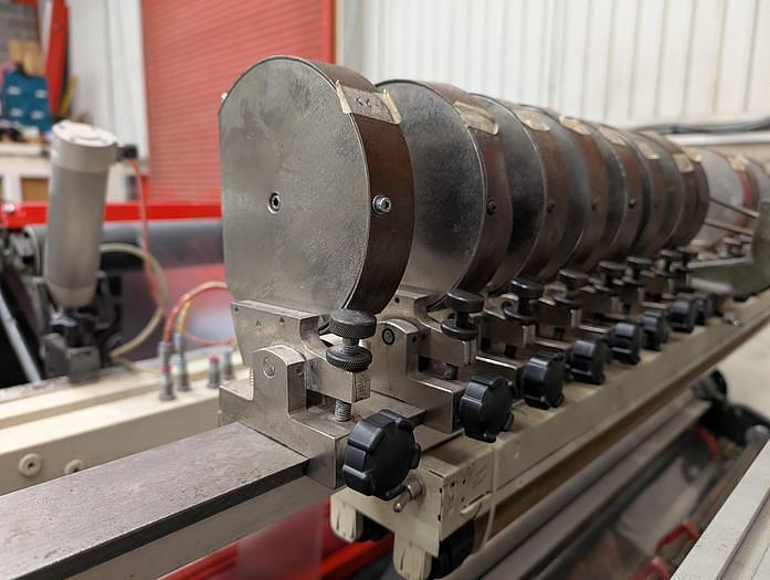 Used 55" WIDE TITAN SR7 DUPLEX SLITTER - TEST RUN INCLUDED